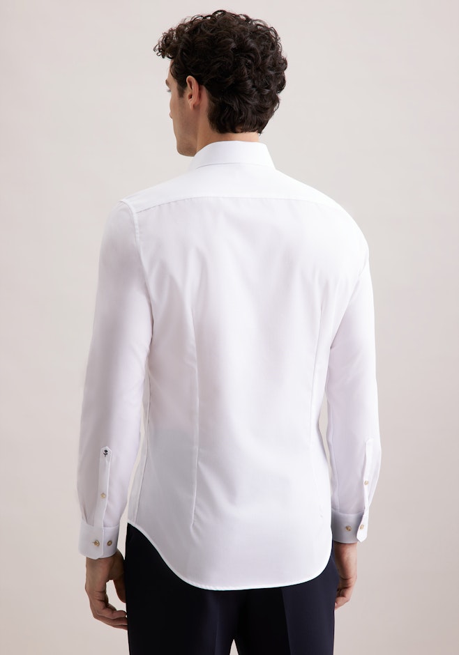 Shaped Business Hemd Uni in Weiß | Seidensticker Onlineshop