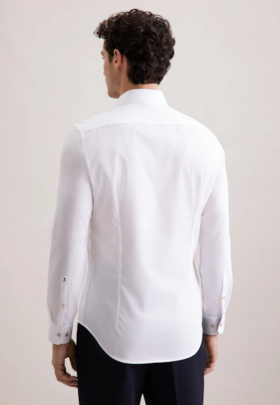 Shaped Business Hemd Uni in Weiß |  Seidensticker Onlineshop