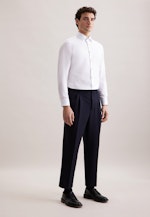 Shaped Business shirt Uni in Weiß |  Seidensticker Onlineshop
