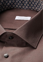 Shaped Business Hemd Uni in Braun |  Seidensticker Onlineshop