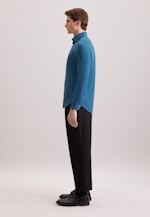 Shaped Business shirt Uni in Grün |  Seidensticker Onlineshop