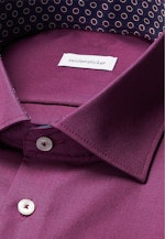 Shaped Business Hemd Uni in Lila |  Seidensticker Onlineshop