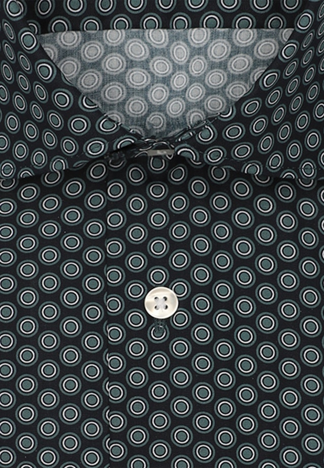 Comfort Business Hemd Druck in Grün |  Seidensticker Onlineshop