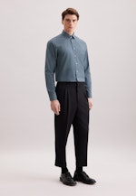 Comfort Business shirt Print in Grün |  Seidensticker Onlineshop