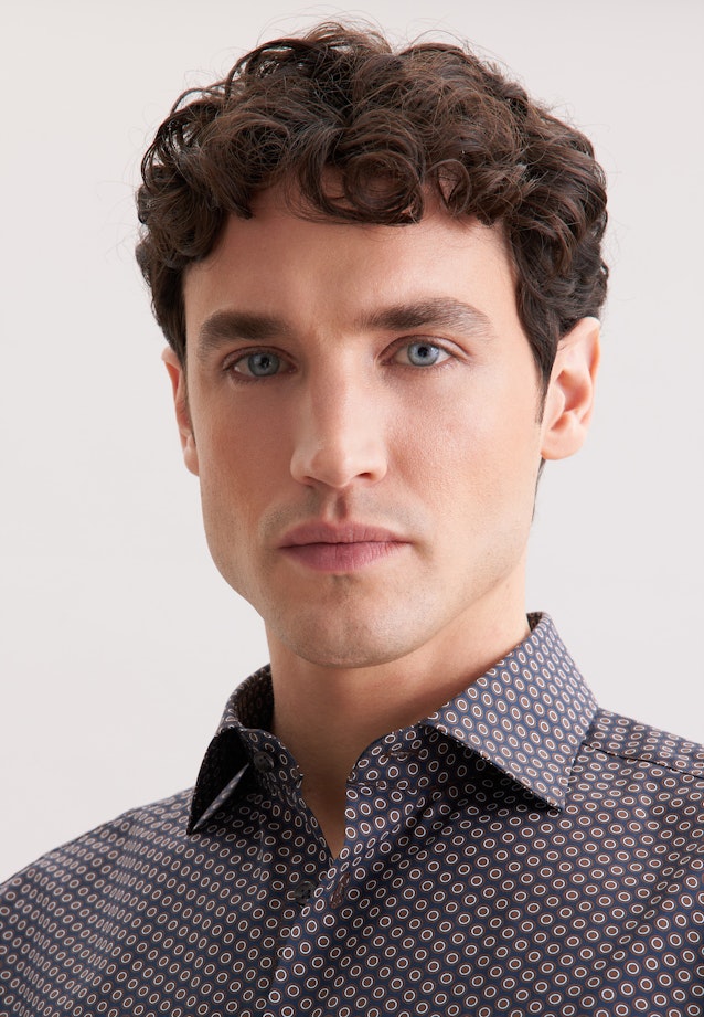 Comfort Chemise d'affaires Imprimé in Marron |  Seidensticker Onlineshop