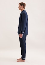 Regular Pyjama Uni in Dunkelblau |  Seidensticker Onlineshop
