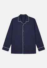 Regular Pyjama Uni in Bleu Foncé |  Seidensticker Onlineshop