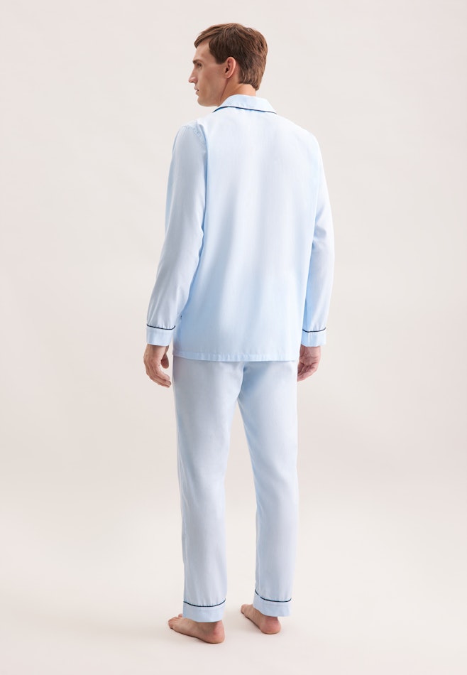 Regular Pyjama Uni in Hellblau | Seidensticker Onlineshop