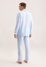 Regular Pyjama Uni in Hellblau |  Seidensticker Onlineshop