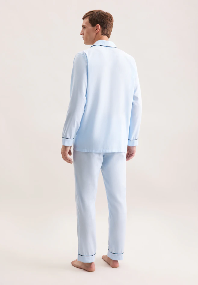 Regular Pyjama Uni dans Bleu Clair | Boutique en ligne Seidensticker