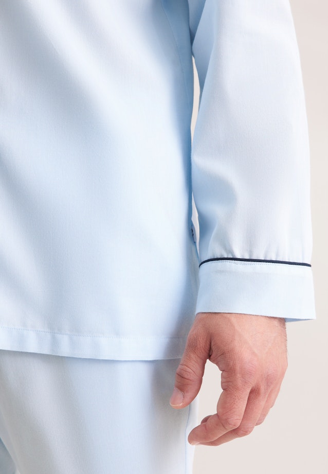 Regular Pyjama Uni in Bleu Clair |  Seidensticker Onlineshop