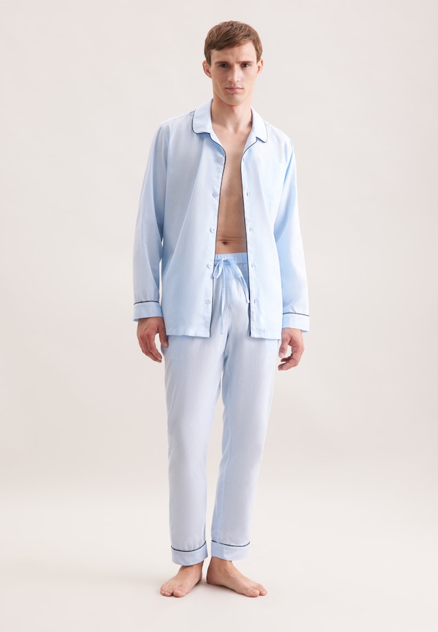 Regular Pyjama Uni in Bleu Clair |  Seidensticker Onlineshop