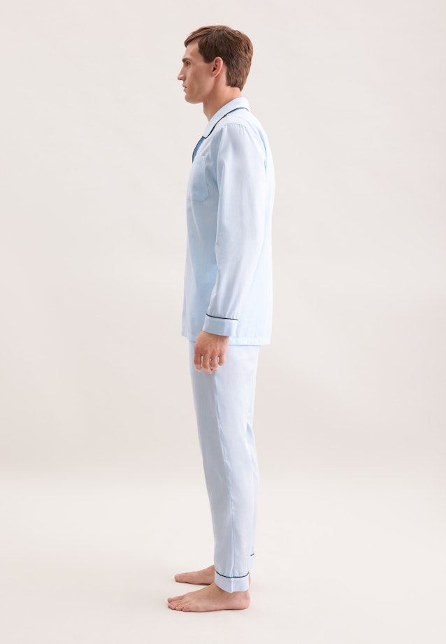 Regular Pyjama Uni in Bleu Clair |  Seidensticker Onlineshop