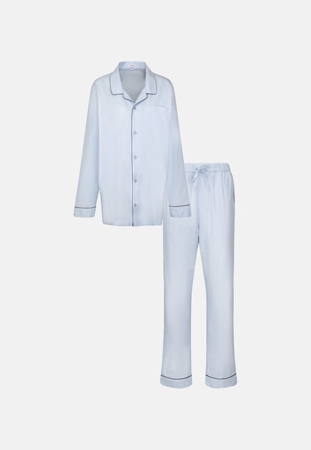 Regular Pyjama Uni in Bleu Clair |  Seidensticker Onlineshop