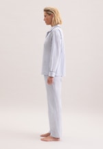 Regular Pyjama Gestreift in Hellblau |  Seidensticker Onlineshop