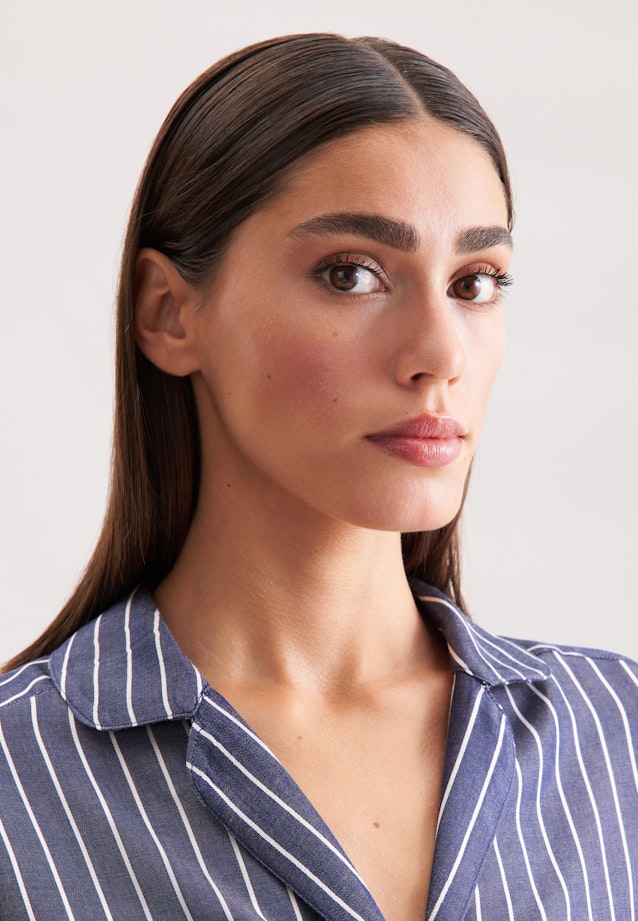 Regular Pyjama Gestreift in Dunkelblau |  Seidensticker Onlineshop