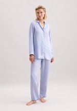 Regular Pyjamas Stripes in Hellblau |  Seidensticker Onlineshop