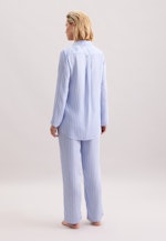 Regular Pyjamas Stripes in Hellblau |  Seidensticker Onlineshop