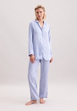 Regular Pyjamas Stripes in Hellblau |  Seidensticker Onlineshop
