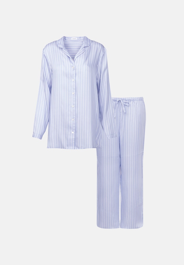 Regular Pyjamas Stripes in Hellblau |  Seidensticker Onlineshop
