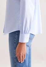 Hemdbluse mit abnehmbarer Schluppe in Hellblau |  Seidensticker Onlineshop
