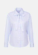 Hemdbluse mit abnehmbarer Schluppe in Hellblau |  Seidensticker Onlineshop