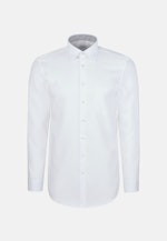 Regular Business shirt Structure in Weiß |  Seidensticker Onlineshop