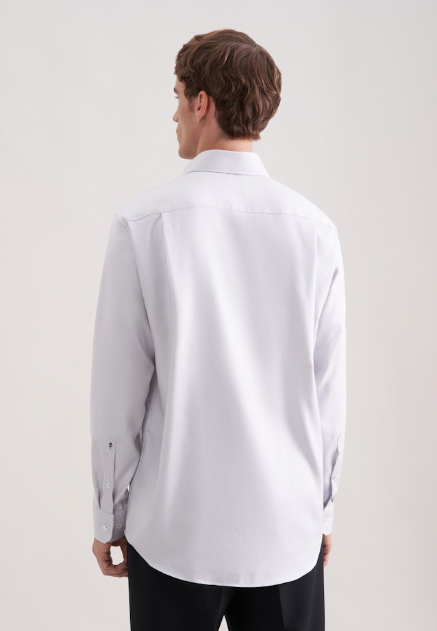 Regular Business Hemd Struktur in Grau |  Seidensticker Onlineshop