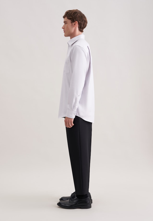 Regular Business Hemd Struktur in Grau |  Seidensticker Onlineshop