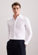 Slim Business Hemd Gestreift in Weiß |  Seidensticker Onlineshop