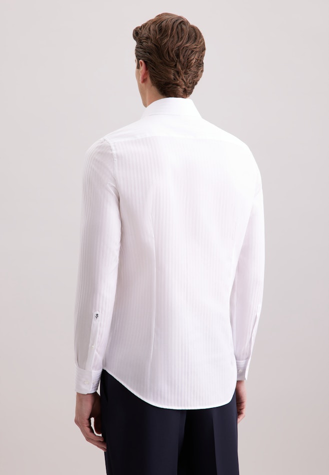 Slim Business shirt Stripes in Weiß | Seidensticker online shop