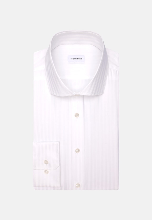 Slim Business Hemd Gestreift in Weiß |  Seidensticker Onlineshop