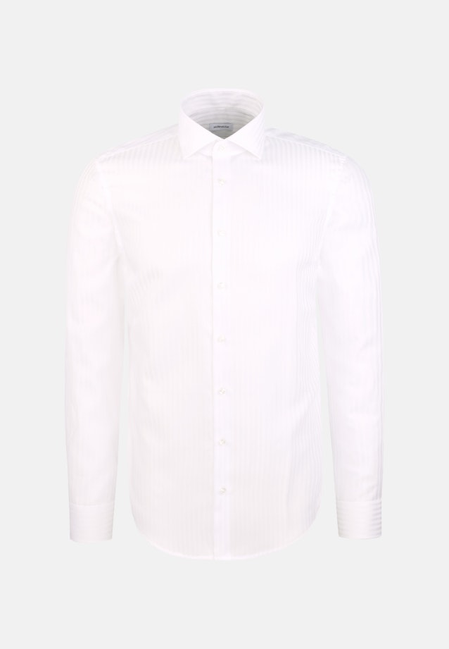 Slim Chemise d'affaires Rayures in Blanc |  Seidensticker Onlineshop