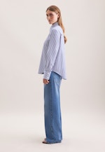 Hemdbluse in A- Linie aus Baumwolltwill in Dunkelblau |  Seidensticker Onlineshop