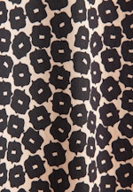 Hemdbluse aus Baumwollsatin mit Print in Weiß |  Seidensticker Onlineshop