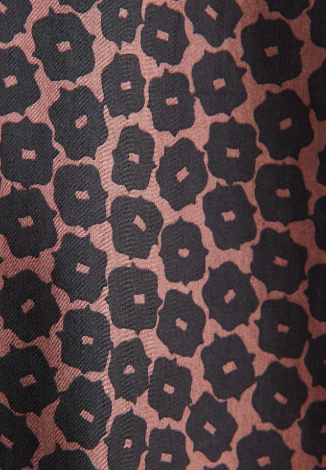 Hemdbluse aus Baumwollsatin mit Print in Rosa |  Seidensticker Onlineshop