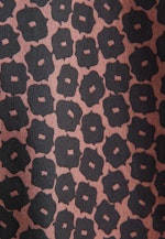 Hemdbluse aus Baumwollsatin mit Print in Rosa |  Seidensticker Onlineshop