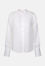 Stehkragenbluse mit hoher Manschette in Weiß |  Seidensticker Onlineshop
