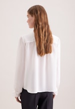 Bow Blouse with Ruffle Detail in Weiß |  Seidensticker Onlineshop