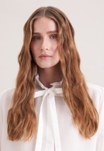 Bow Blouse with Ruffle Detail in Weiß |  Seidensticker Onlineshop