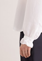 Bow Blouse with Ruffle Detail in Weiß |  Seidensticker Onlineshop