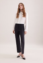 Bow Blouse with Ruffle Detail in Weiß |  Seidensticker Onlineshop