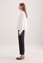 Bow Blouse with Ruffle Detail in Weiß |  Seidensticker Onlineshop