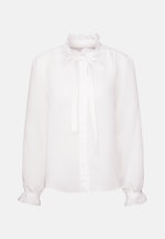 Bow Blouse with Ruffle Detail in Weiß |  Seidensticker Onlineshop