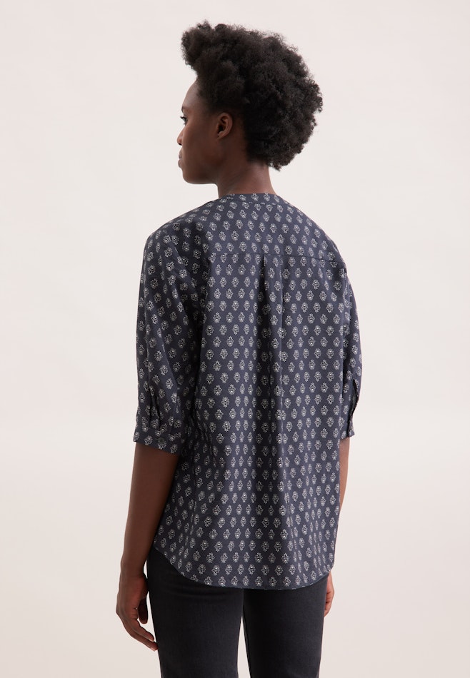 Tunika mit romantischem Print in Grau | Seidensticker Onlineshop