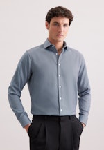 Regular Business shirt Pepita in Dunkelblau |  Seidensticker Onlineshop