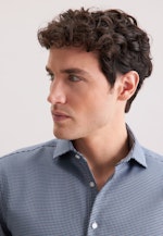 Regular Business shirt Pepita in Dunkelblau |  Seidensticker Onlineshop