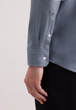 Regular Business shirt Pepita in Dunkelblau |  Seidensticker Onlineshop