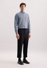 Regular Business shirt Pepita in Dunkelblau |  Seidensticker Onlineshop