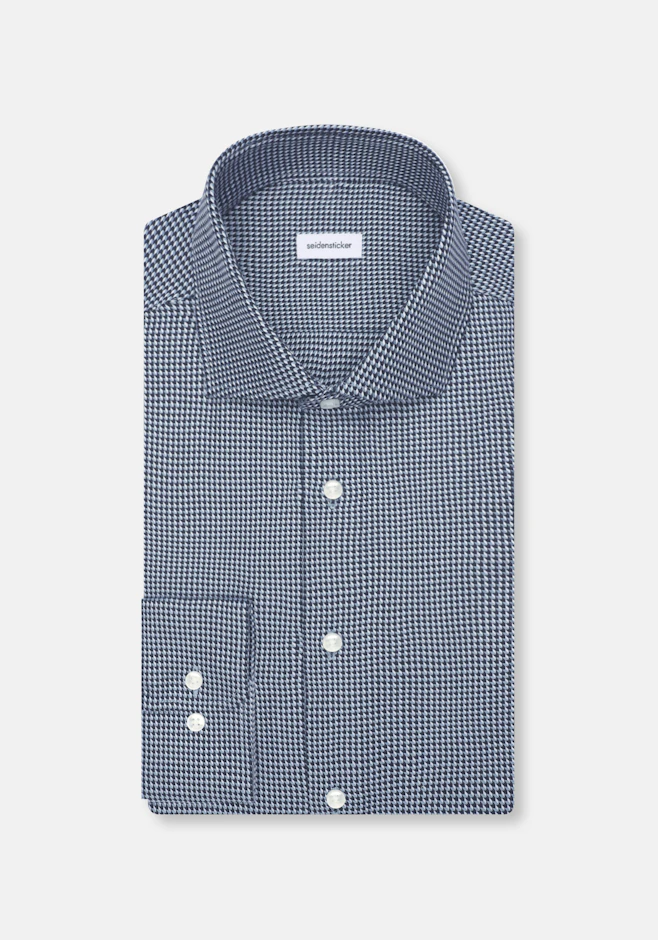 Regular Chemise d'affaires Pepita dans Bleu Foncé | Boutique en ligne Seidensticker